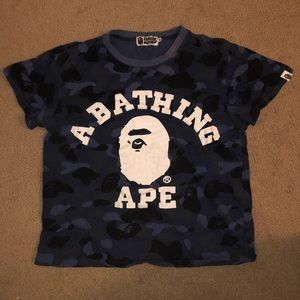 Bape Blue Camo T-Shirt